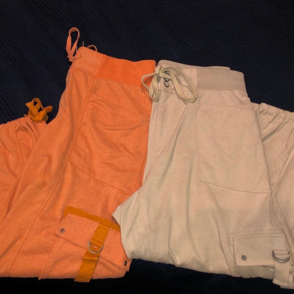 Trendy Free People Cargo Pocket Tie Pants